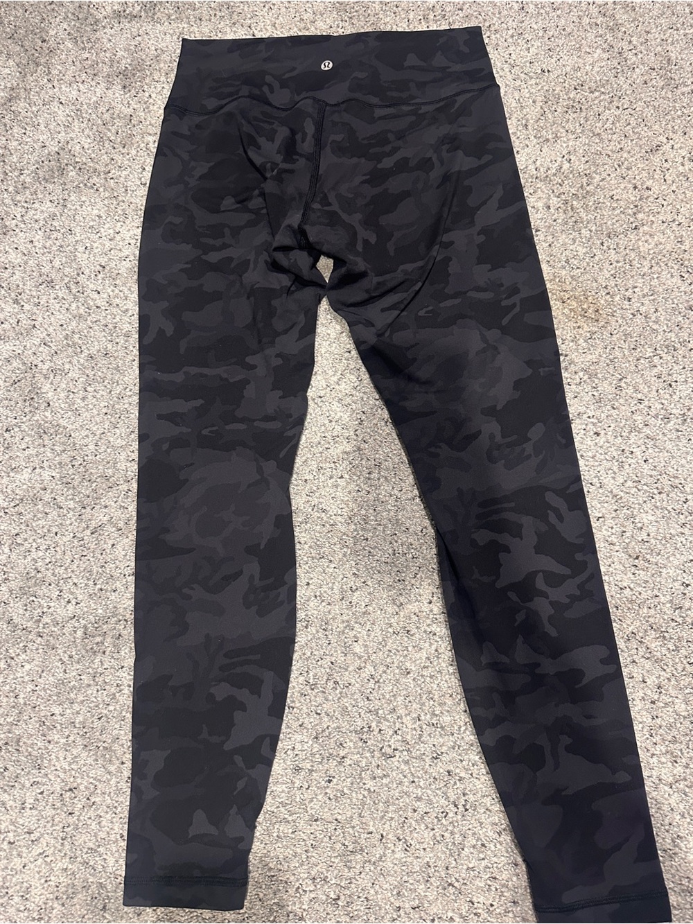 lululemon athletica Black Camo Leggings
